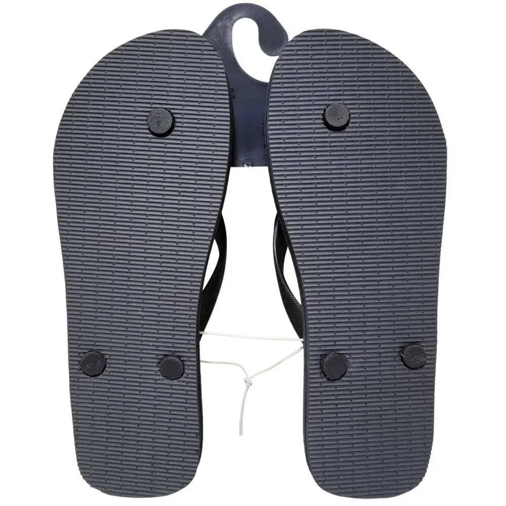 Nautica Men Jiren Flip Flop Thong Sandals Size US 7M Navy Blue Camouflage